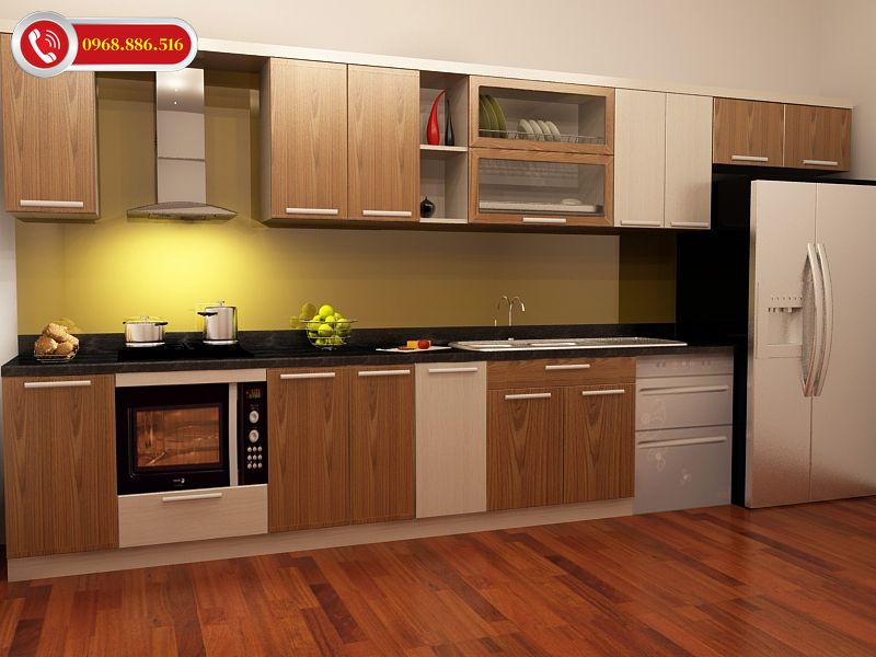 Thiết kế bếp chữ i sẽ là lựa chọn thông minh cho mọi gia đình.