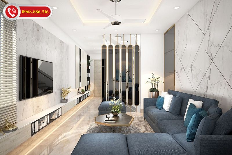 Các gạch lát tường với họa tiết độc đao