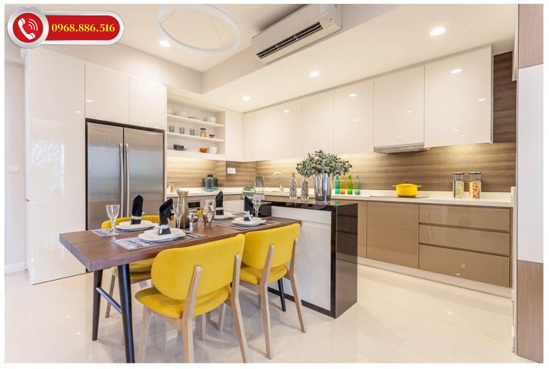 TOP +43 Mẫu tủ bếp Acrylic an cường đẹp - Báo giá tại xưởng 2026 ✅ 27 Tủ bếp acrylic bóng gương, hiện đại