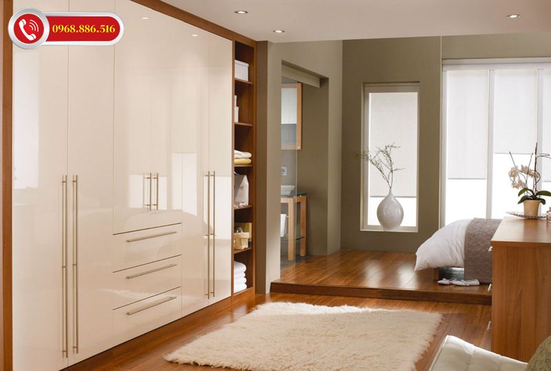 Sự kết hợp màu sắc hài hoà tạo nên không gian tinh tế tiện nghi