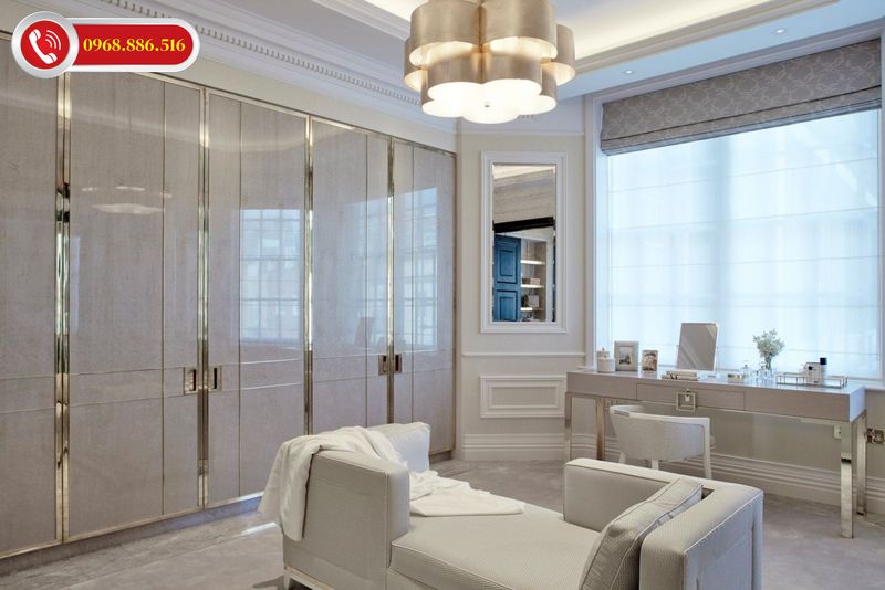 Những mẫu tủ âm tường giúp không gian hiện địa sang trọng hơn
