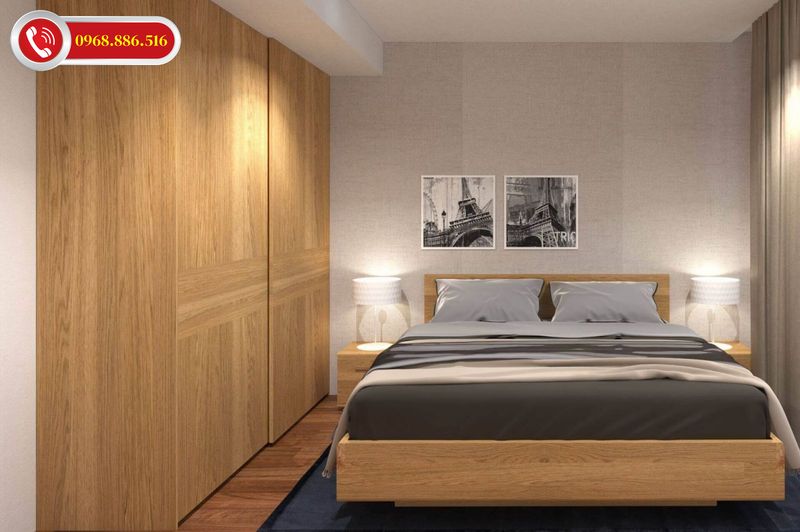 Tủ âm tường cánh trượt hiện đại, thiết kế tiết kiệm không gian