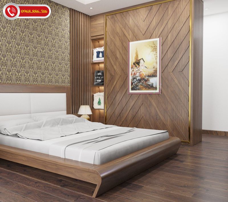 Tủ quần áo cũng là vách ngăn trang trí ấn tượng