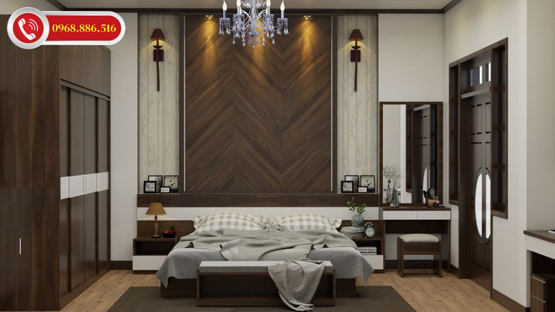 Không gian sang trọng ấn tượng với tông màu trầm nhẹ nhàng