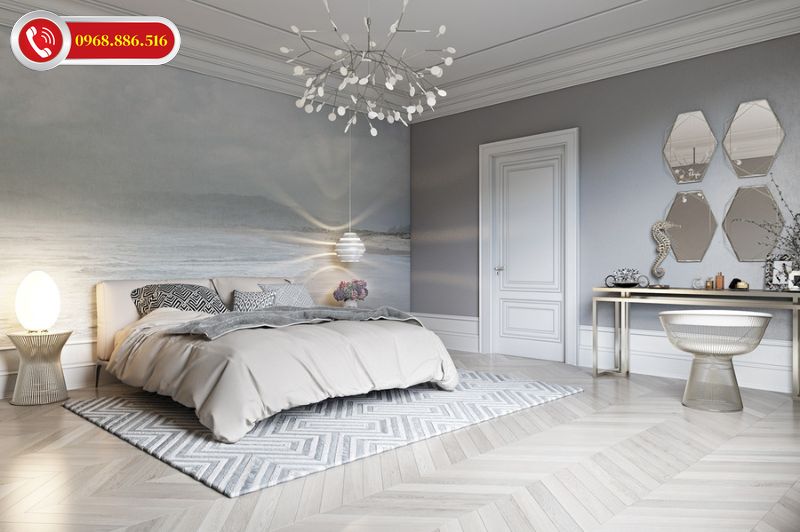 Thiết kế đèn trần độc đáo chất liệu hiện đại cho căn phòng mộc mạc tràn đầy năng lượng