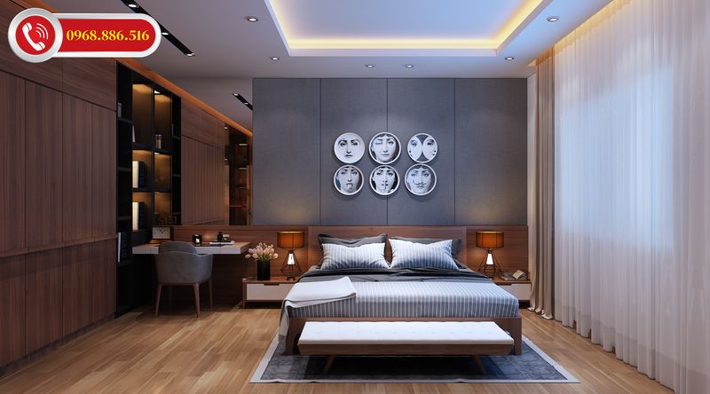 Phòng ngủ đẹp sang trọng viết thiết kế trẻ trung tinh tế