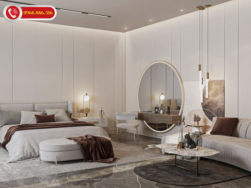 Bố trí nội thất thành một tổng thể hài hòa