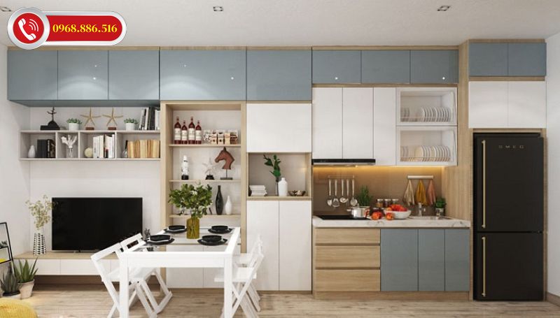 TOP +63 Mẫu tủ bếp kết hợp tủ rượu đẹp - Bảng giá trọn gói 2026 ✅ 31 Đơn vị thiết kế nội thất uy tín, chuyên nghiệp