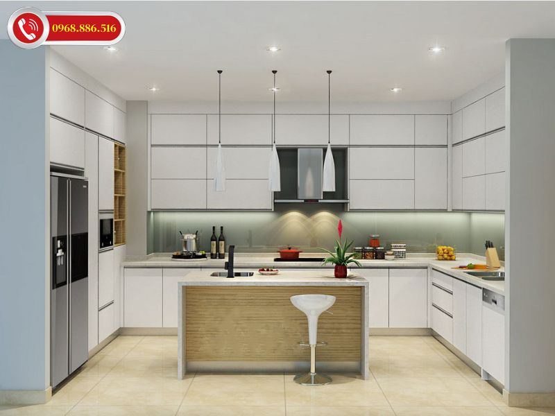 Cách phân biệt tủ bếp melamine và tủ bếp laminate