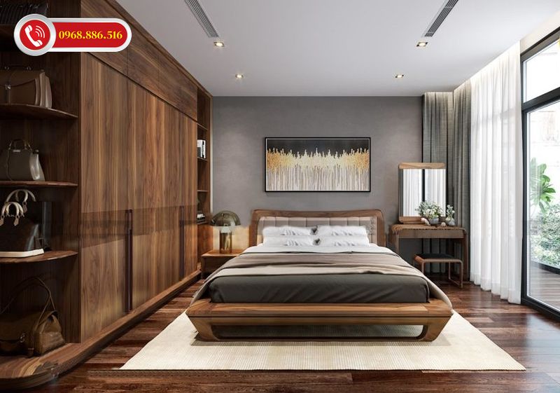 Không gian tinh tế tiện nghi mang lại sự sang trọng tinh tế cho phòng ngủ