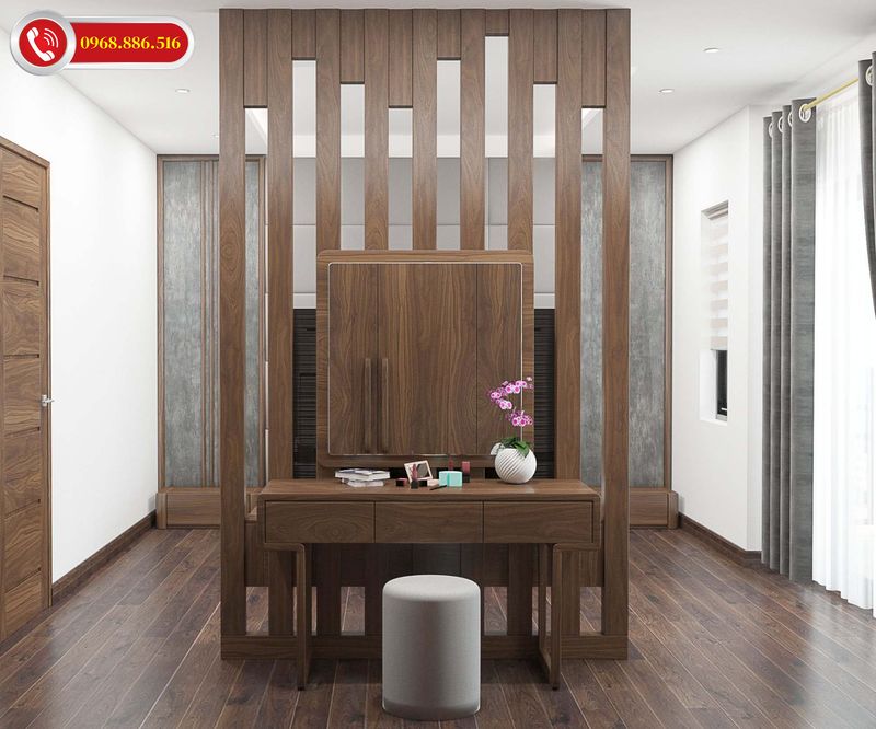 Bàn làm việc trong phòng ngủ nên được thiết kế gọn gàng