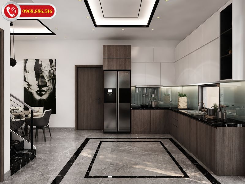 Thiết kế bếp chữ L đang là xu hướng rất được ưa chuộng