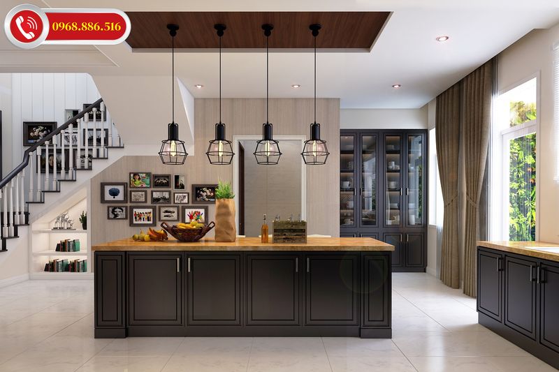 Nhà bếp giúp tạo nên một bữa ăn ngon, một không khí gia đình thật ấm cúng và hạnh phúc