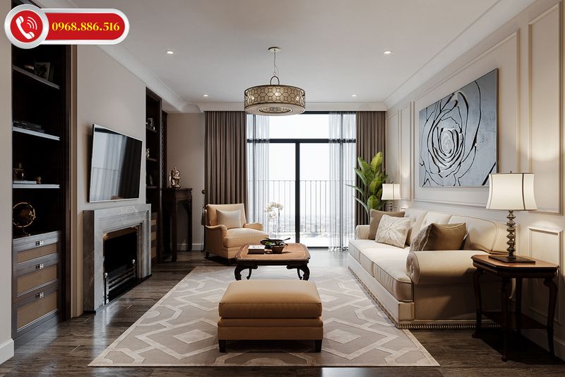 Thiết kế ấn tượng tinh tế theo phong cách sang trọng hơi hướng Châu Âu