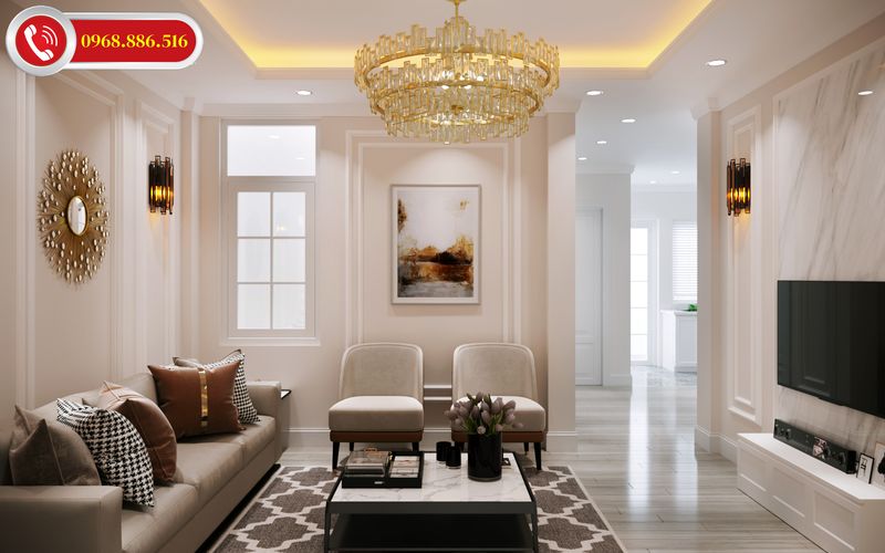 Nội thất ứng dụng chất liệu cao cấp được nhập khẩu từ các nước Châu Âu