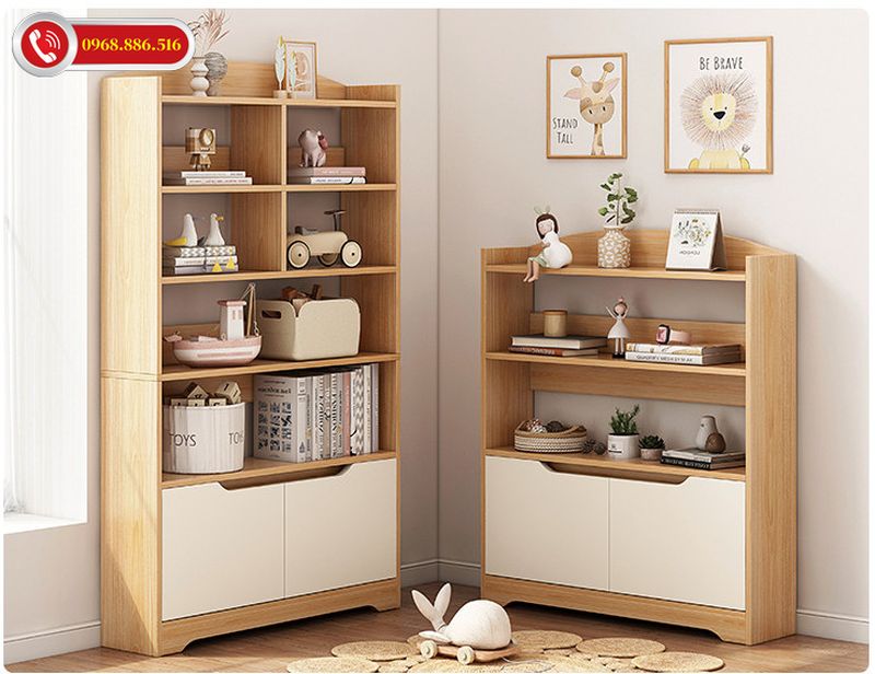 Những mẫu kệ sách được thiết kế đơn giản tinh tế