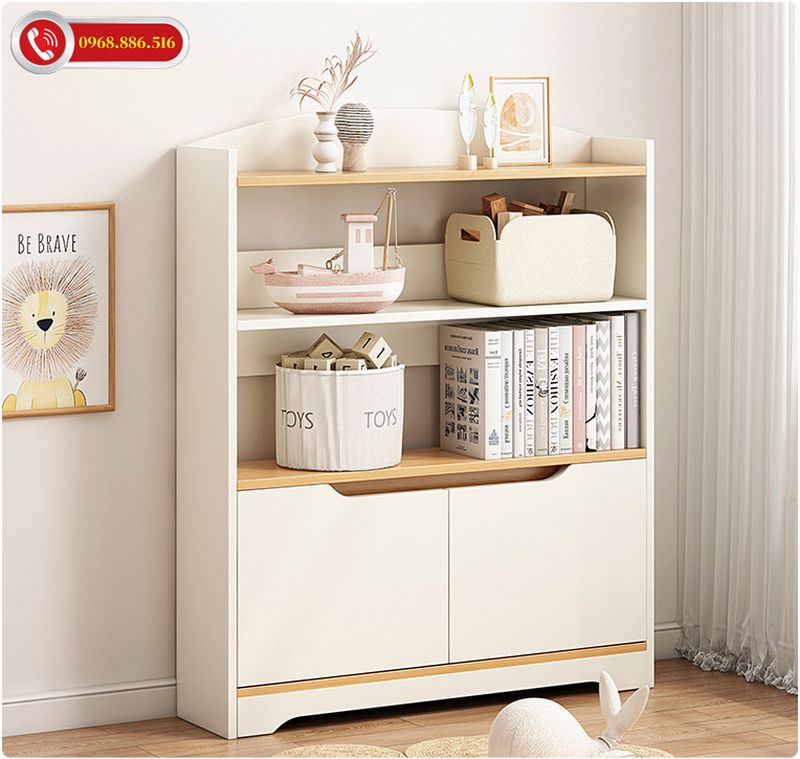 Những mẫu kệ sách được thiết kế đơn giản tinh tế