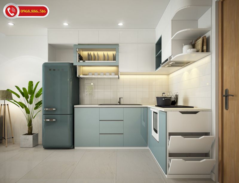 Sử dụng những tông màu đơn giản nhẹ nhàng