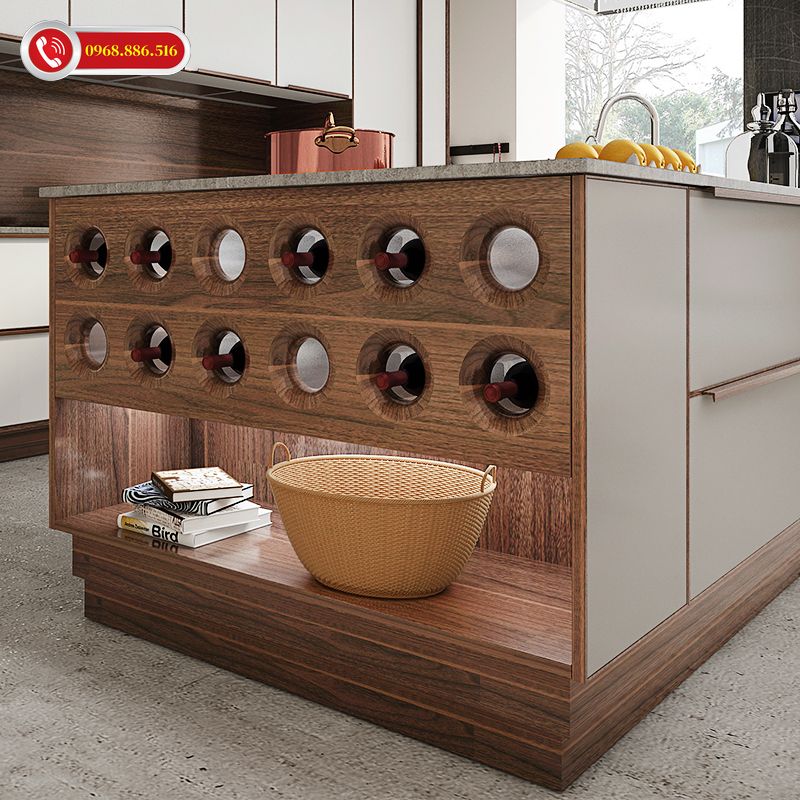 Top #99 Mẫu & Báo giá nội thất thông minh chi tiết mới 2026 100 Tủ bếp thiết kế ấn tượng tinh tế tích hợp với tủ rượu