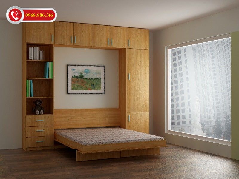 Top #99 Mẫu & Báo giá nội thất thông minh chi tiết mới 2026 75 Giường kết hợp với tủ quần áo ấn tượng tinh tế
