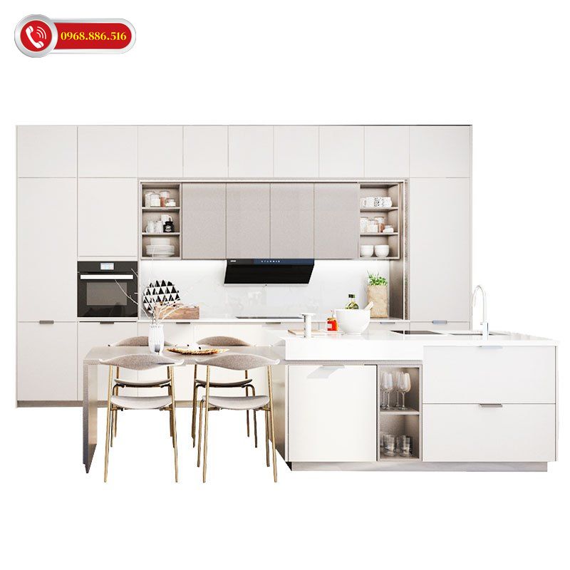 Top #99 Mẫu & Báo giá nội thất thông minh chi tiết mới 2026 102 Tủ bếp được phân chia các ngăn cực kỳ tiện nghi