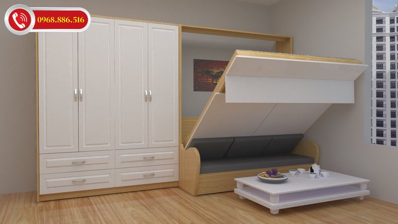 Top #99 Mẫu & Báo giá nội thất thông minh chi tiết mới 2026 72 Những mẫu giường gấp được thiết kế ấn tượng tinh tế