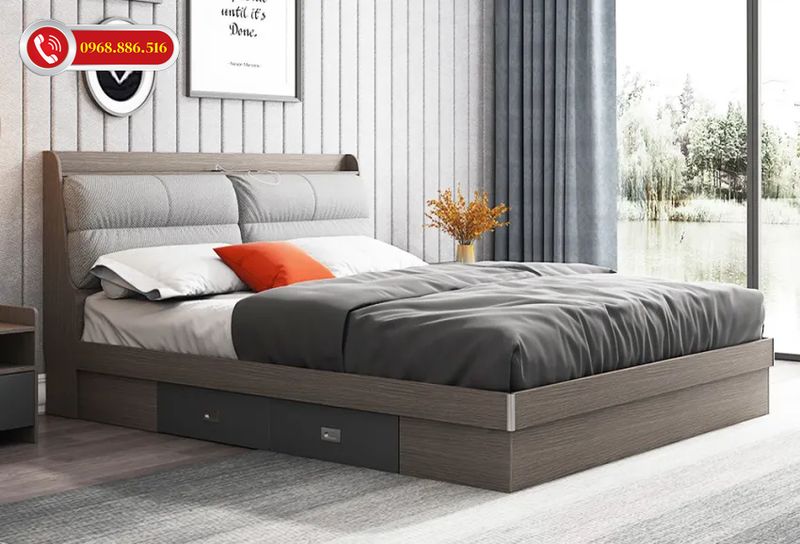 Combo nội thất gỗ công nghiệp MDF - Mẫu 8