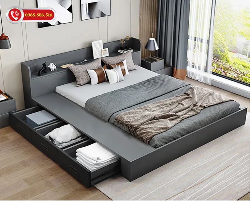 Combo nội thất gỗ công nghiệp MDF - Mẫu 7