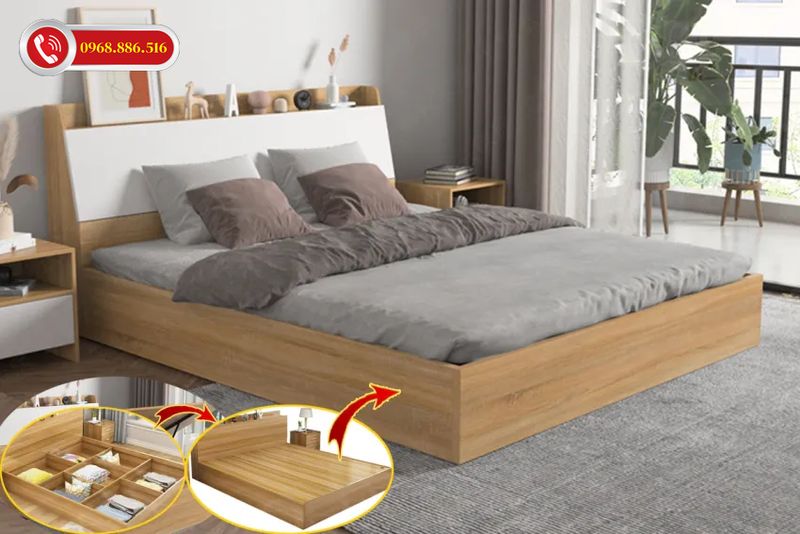 Combo nội thất gỗ công nghiệp MDF - Mẫu 5