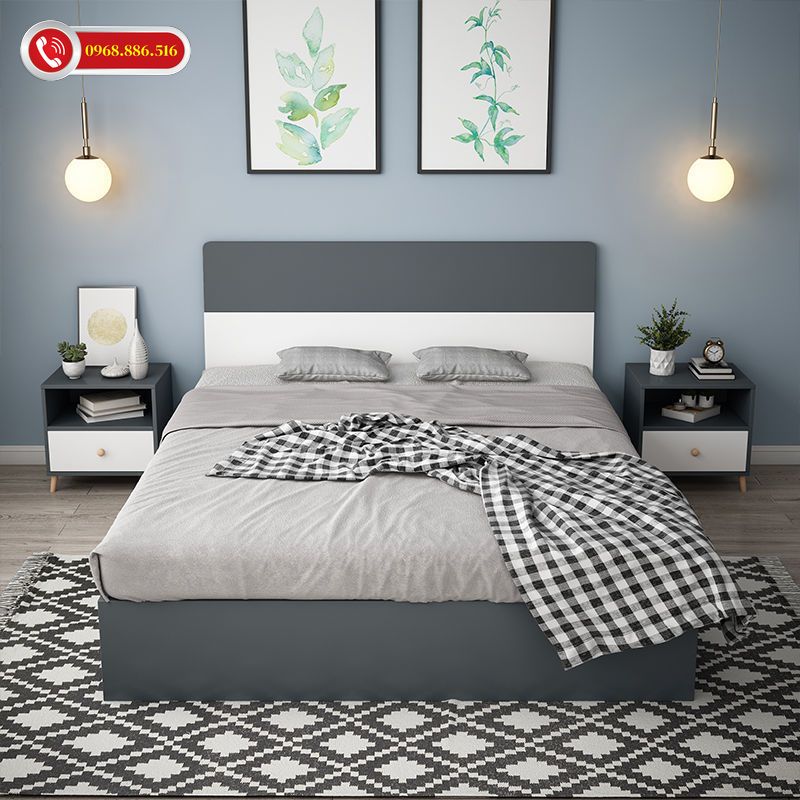 Combo nội thất gỗ công nghiệp MDF - Mẫu 2