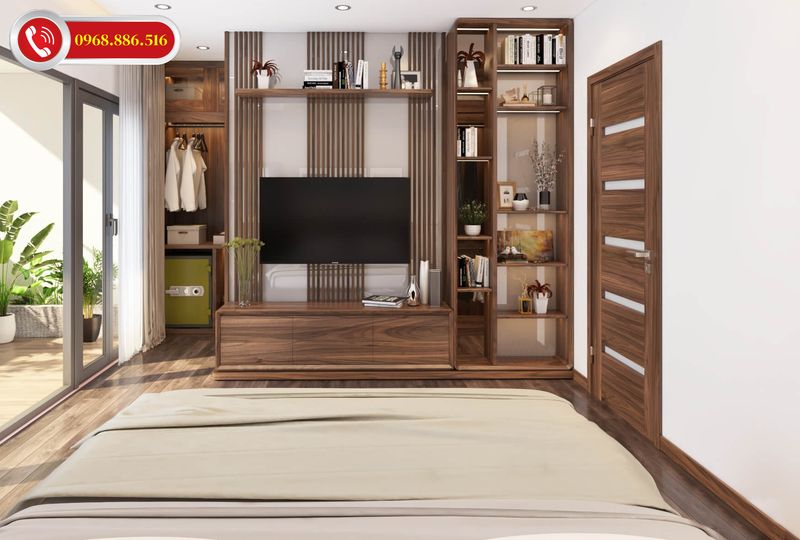 Nội thất phòng khách Full gỗ tự nhiên - M2