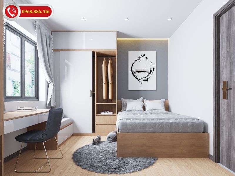 TOP #99 Ý tưởng thiết kế nội thất chung cư 100m2 đẹp Hot 2026 80 Không gian phòng ngủ tiện nghi