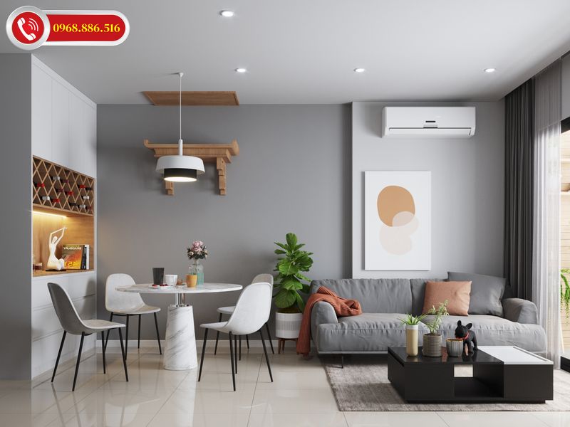 TOP #99 Ý tưởng thiết kế nội thất chung cư 100m2 đẹp Hot 2026 74 Mẫu thiết kế nội thất chung cư căn góc 100m2
