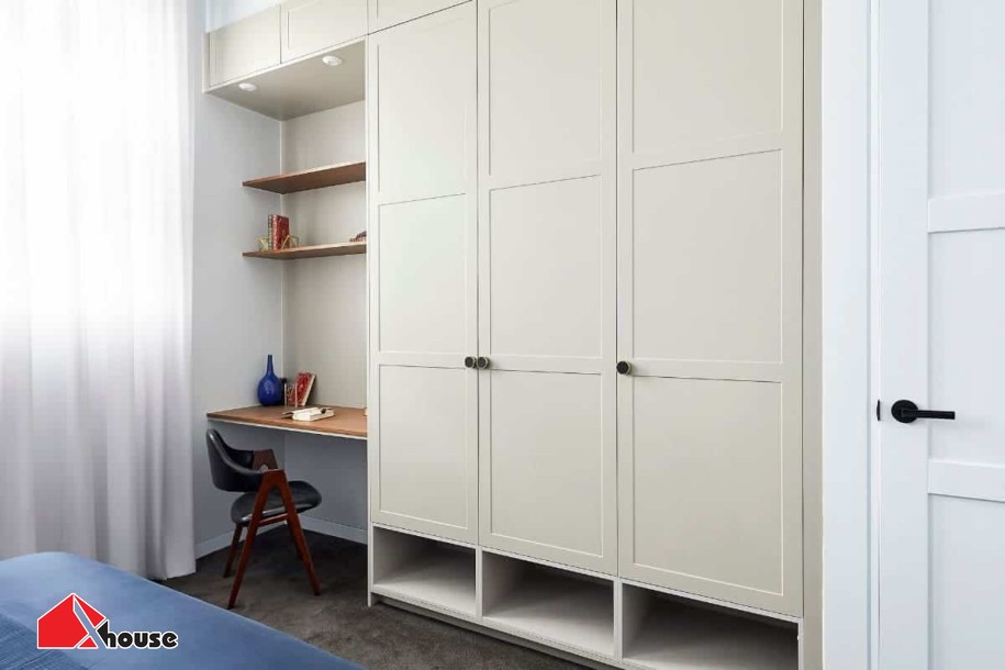 Tủ quần áo âm tường gỗ công nghiệp