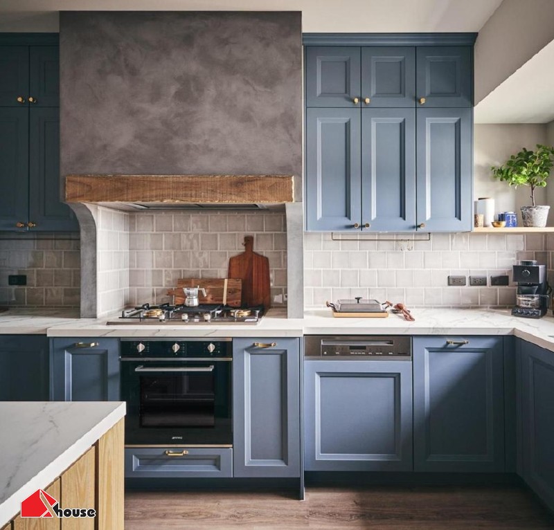 TOP +63 Mẫu tủ bếp màu xanh đẹp - Bảng giá rẻ sản xuất tại Xưởng 2026 ✅ 46 Thiết kế tủ bếp màu xanh thu hút phảng phất hơi thở đương đại