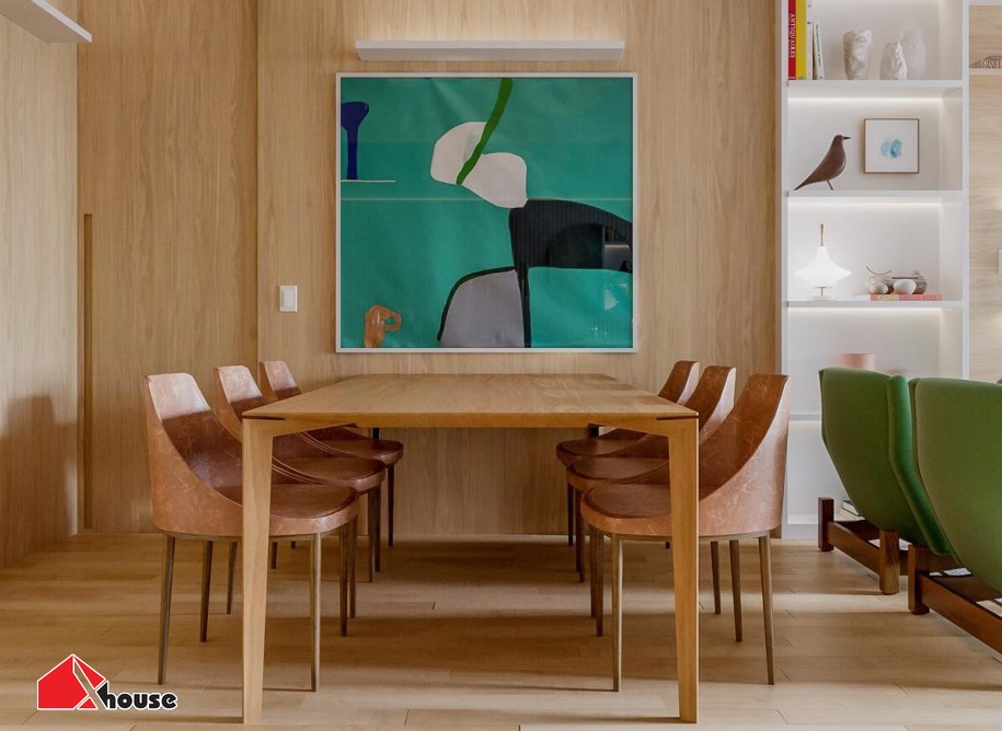 TOP+50 Bộ bàn ăn chung cư đẹp, trang nhã, hiện đại 2026 44 Bàn ăn 6 ghế cho gia đình