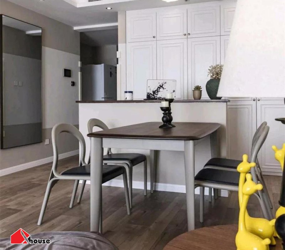 TOP+50 Bộ bàn ăn chung cư đẹp, trang nhã, hiện đại 2026 47 Chọn bàn ăn có kích thước nhỏ gọn và thiết kế linh hoạt