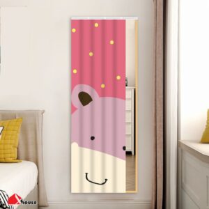 Sử dụng rèm cute che gương