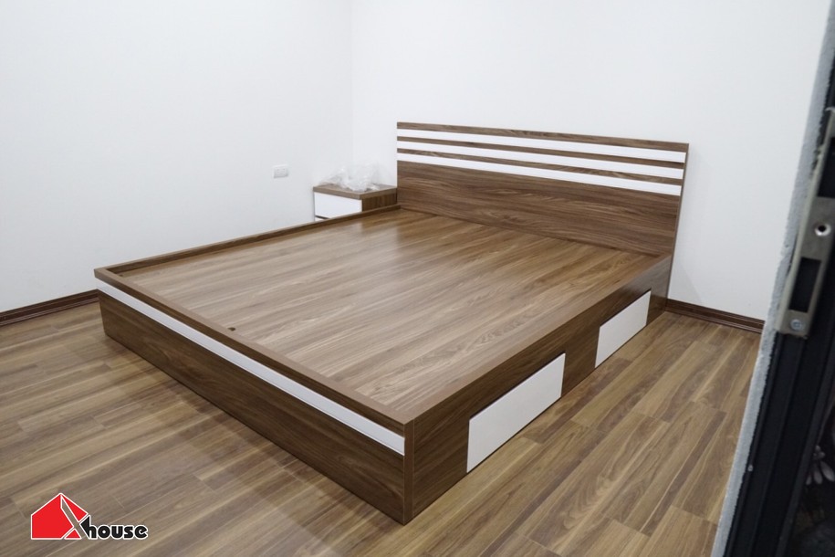 Mẫu thiết kế giường ngủ không chân đẹp