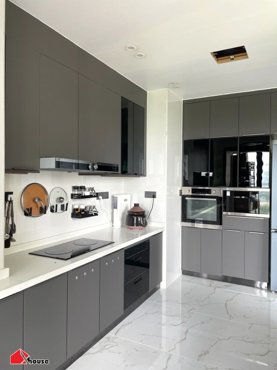 TOP +45 Mẫu thiết kế nội thất Phòng bếp chung cư đẹp, tiện nghi 46 Tủ bếp hiện đại, thông minh